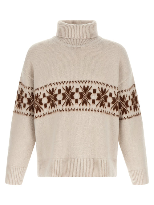 Kiton White Wool Cardigan