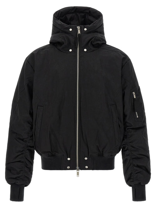 Thom Krom Black Cotton Bomber