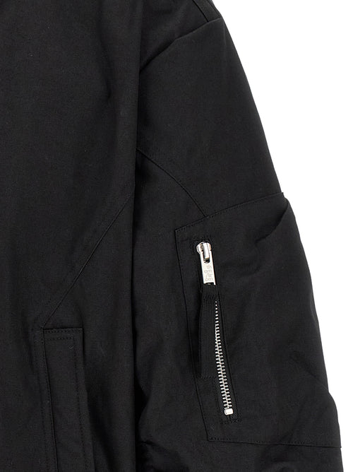 Thom Krom Black Cotton Bomber
