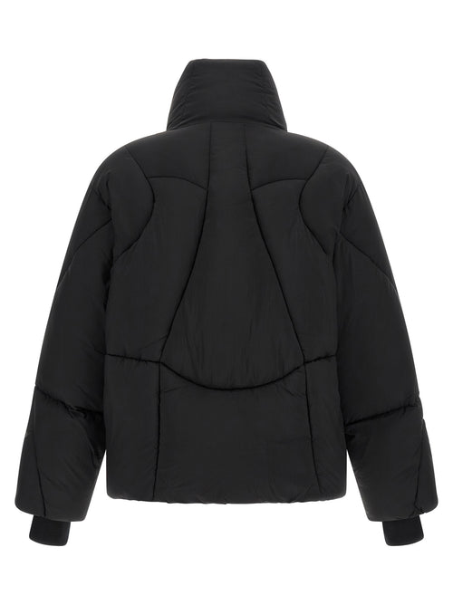 Thom Krom Black Nylon Full-Length Jacket