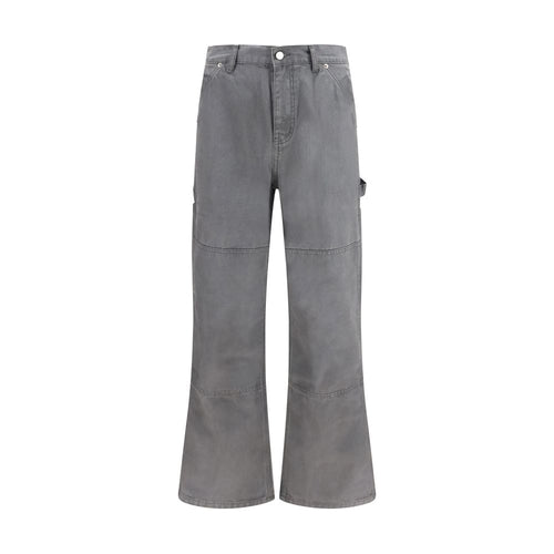 FOUND Gray Cotton Cargo Pants