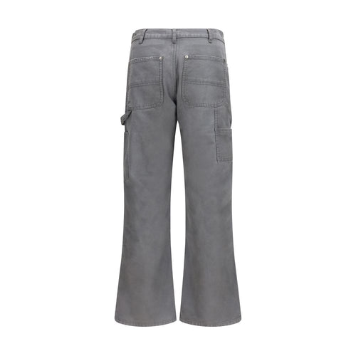 FOUND Gray Cotton Cargo Pants