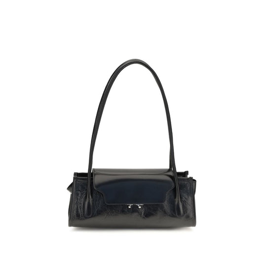 Marni Black Calf Leather Bos Taurus Shoulder Bag