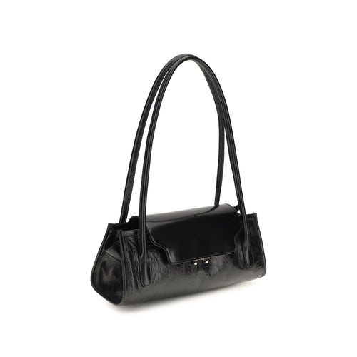 Marni Black Calf Leather Bos Taurus Shoulder Bag