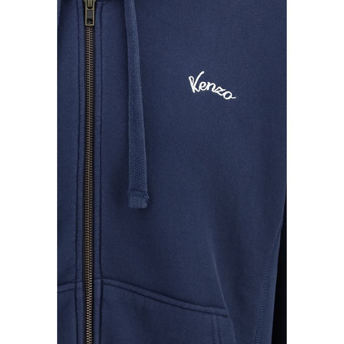 Kenzo Blue Cotton Sweatshirt