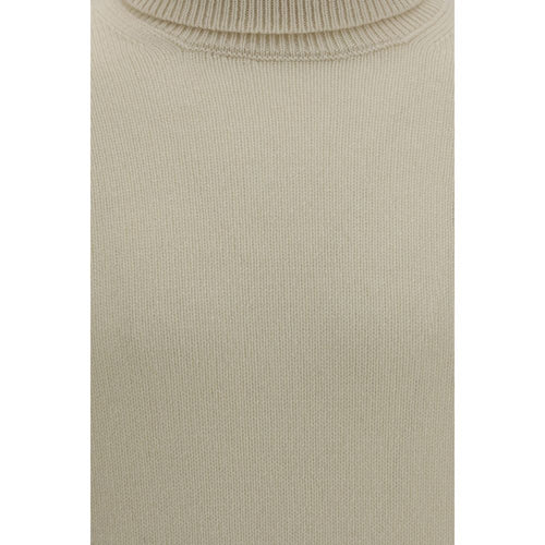 Aragona Cashmere White Cashmere Sweater