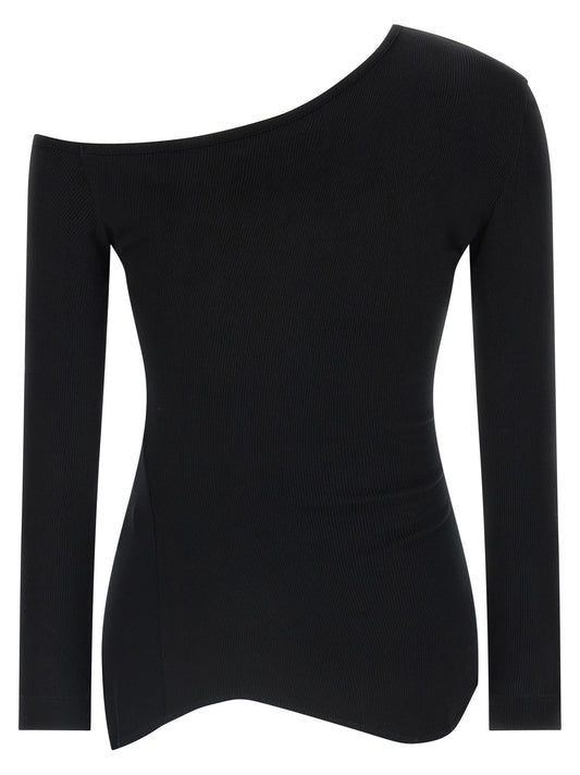 Vivienne Westwood Black Viscose Long Sleeve T-Shirt