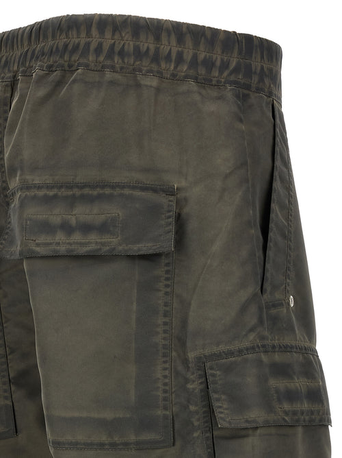 DRKSHDW Gray Nylon Cargo Pants