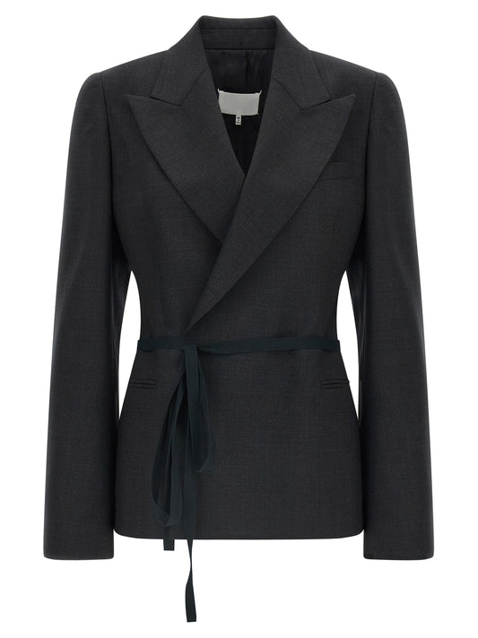 Maison Margiela Gray Wool Blazer