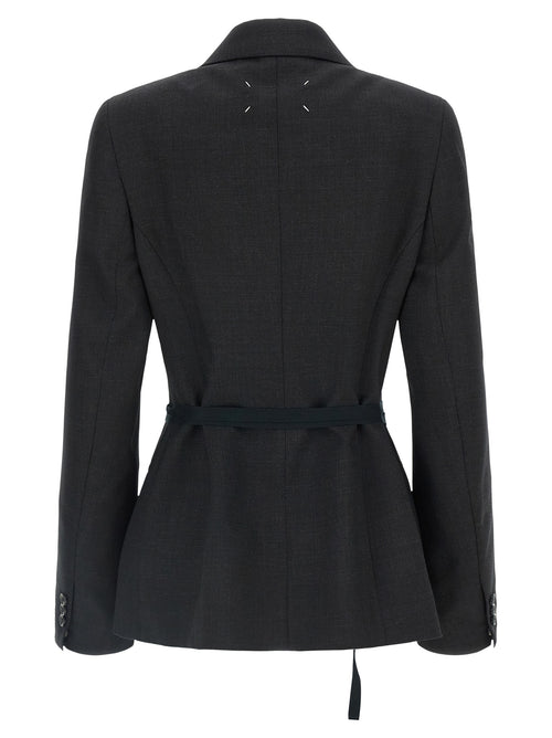 Maison Margiela Gray Wool Blazer