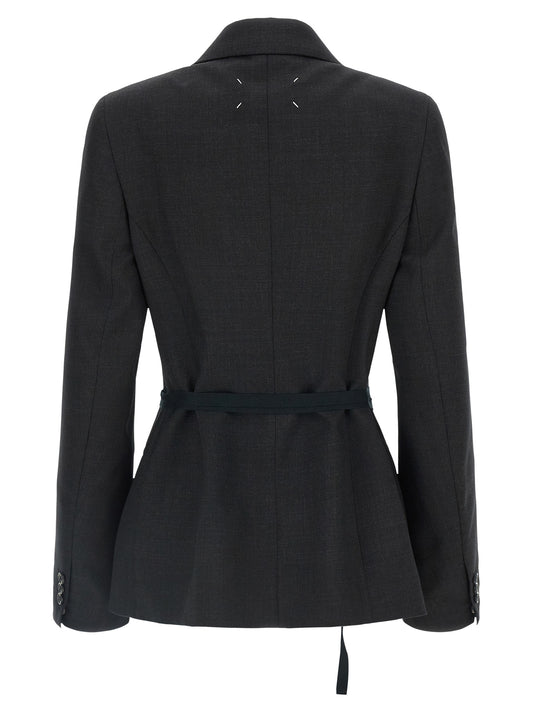 Maison Margiela Gray Wool Blazer