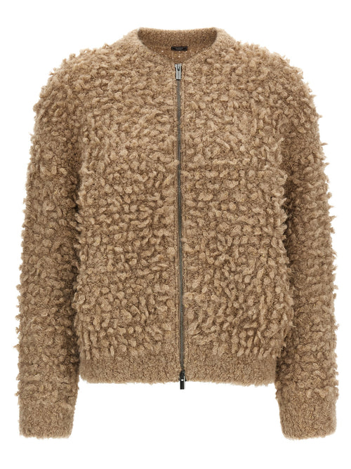 Peserico Beige Wool Bomber