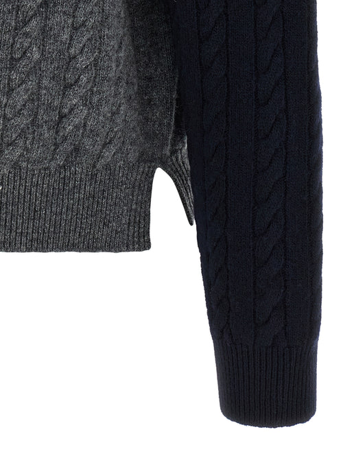 Ferragamo Multicolor Virgin Wool Cardigan
