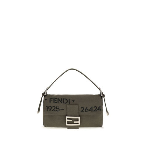 Fendi Bicolor Polyester Shoulder Bag