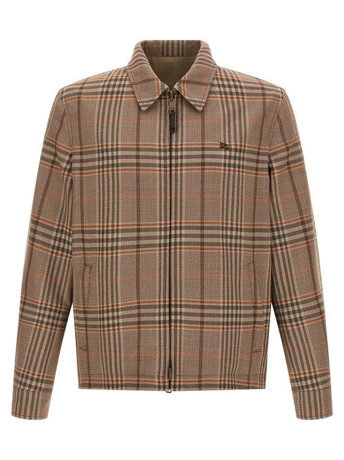Burberry Beige Wool Shell Jacket