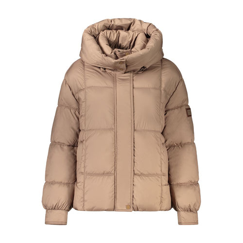 Pepe Jeans Brown Polyester Women's Jacket