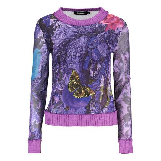 Desigual Purple Polyester Women's Top