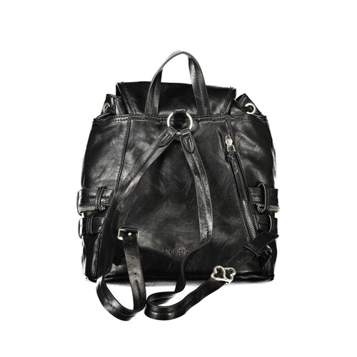 Desigual Black Polyurethane Womens Backpack