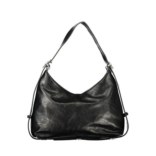 Desigual Black Polyurethane Women's Bag With Adjustable Shoulder Handle