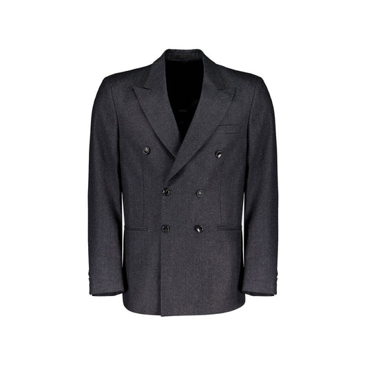 Autore Gray Wool Full-Length Jacket