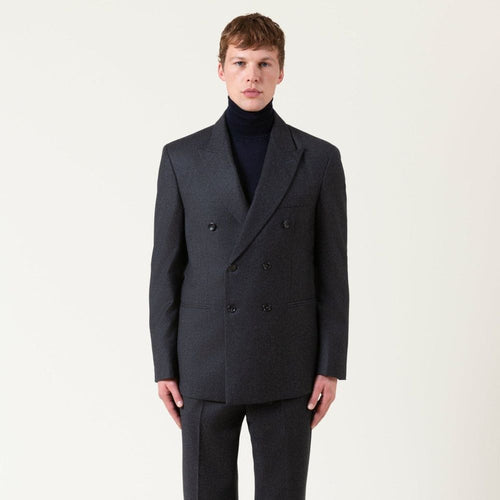 Autore Gray Wool Full-Length Jacket