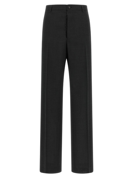 Maison Margiela Gray Wool Dress Pants