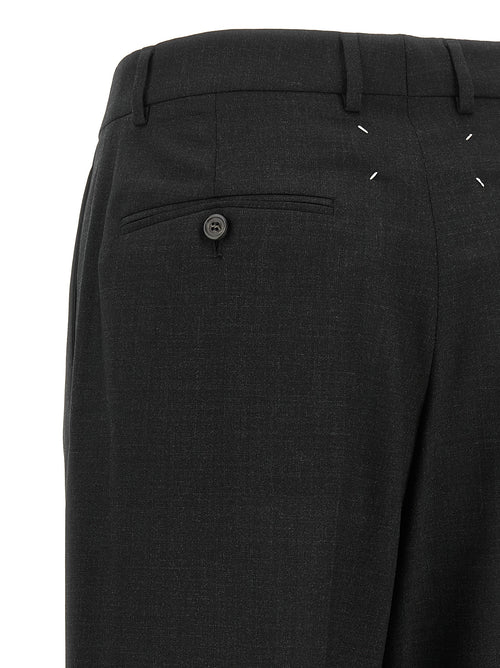 Maison Margiela Gray Wool Dress Pants