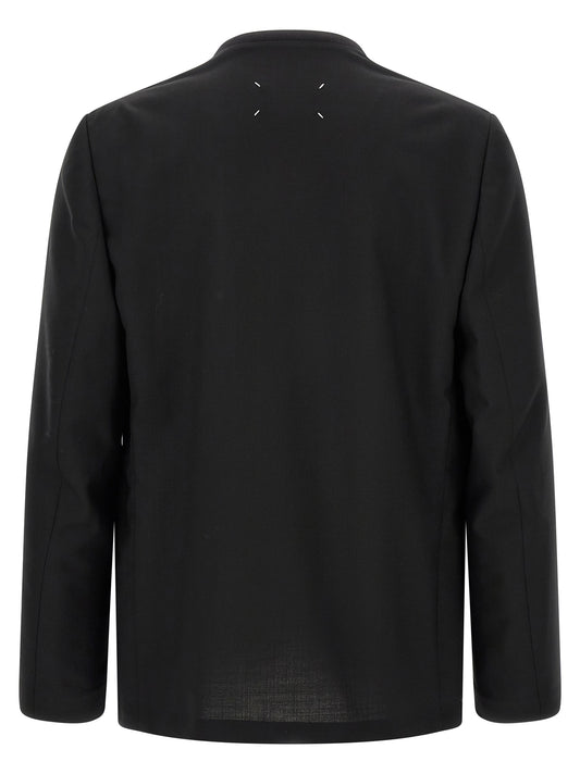Maison Margiela Black Virgin Wool Blazer