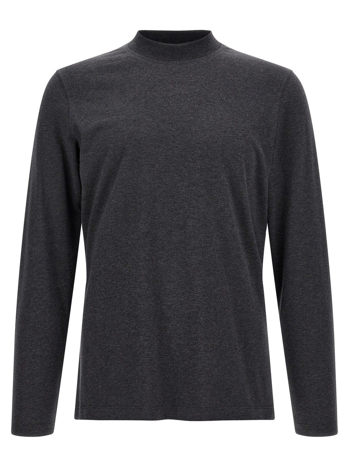 Brunello Cucinelli Gray Cotton T-Shirt