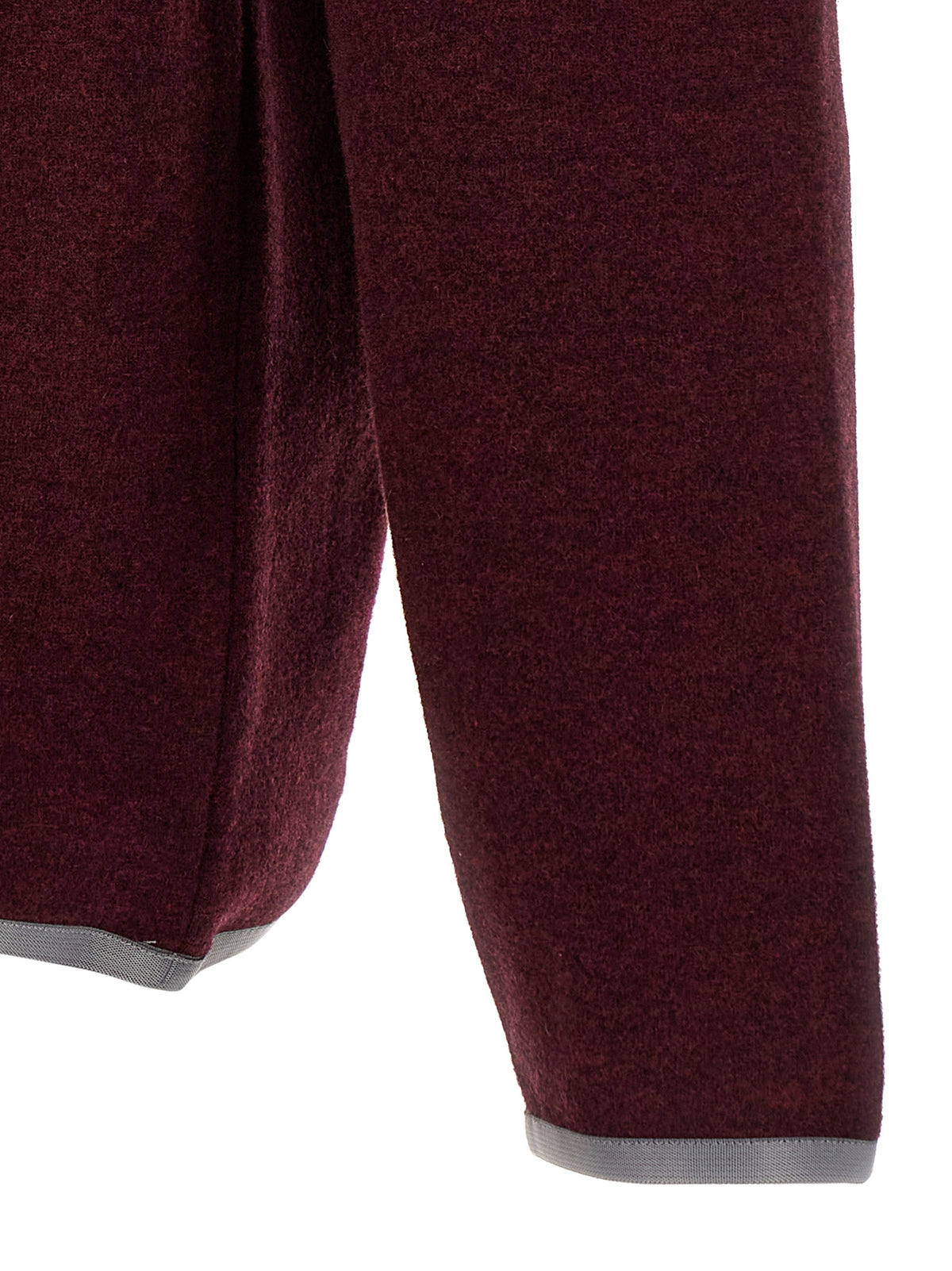 Brunello Cucinelli Bordeaux Cashmere Sweatshirt
