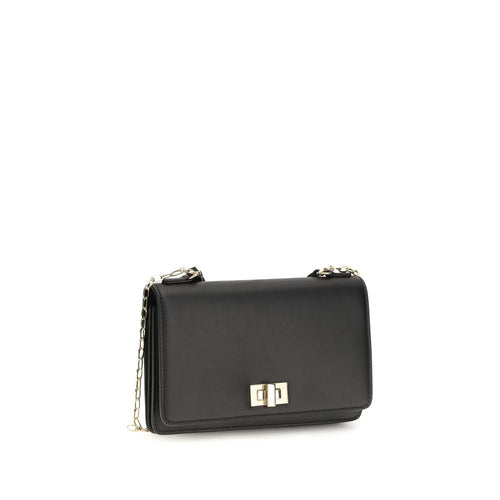 Fendi Black Calf Leather Bos Taurus Wallet