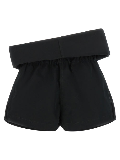 Rick Owens Black Polyester Bermuda Shorts