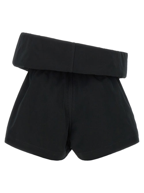 Rick Owens Black Polyester Bermuda Shorts