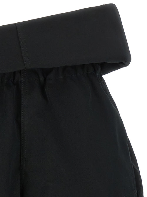 Rick Owens Black Polyester Bermuda Shorts