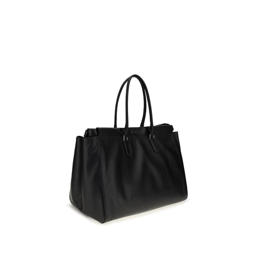 Fendi Black Calf Leather Bos Taurus Shoulder Bag