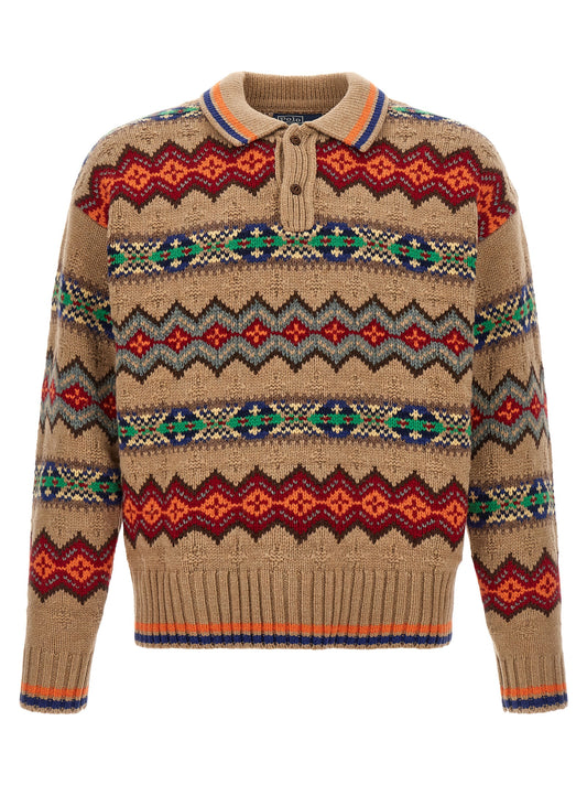 Polo Ralph Lauren Multicolor Wool Cardigan
