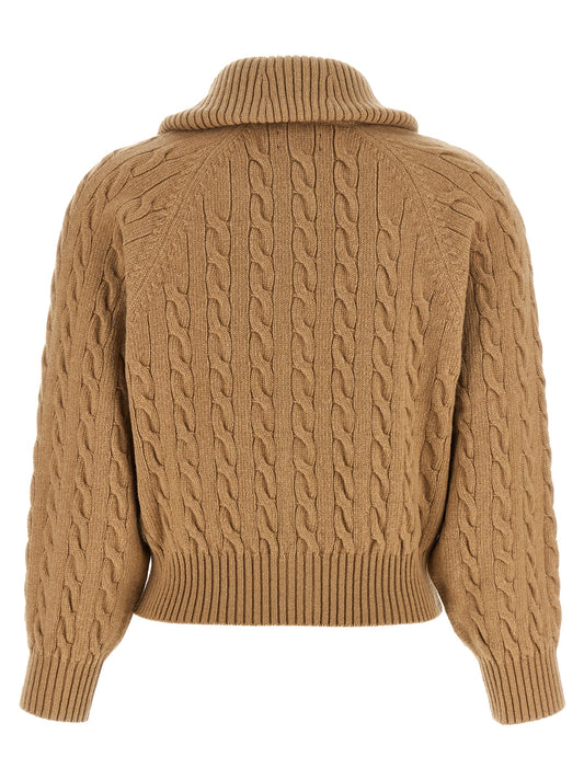 Polo Ralph Lauren Brown Wool Cardigan