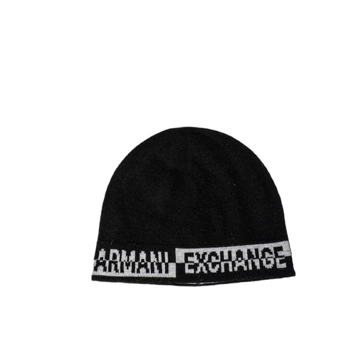 Armani Exchange Black Marabou Scarf