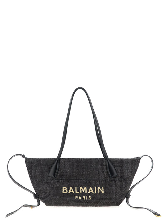 Balmain Black Polyamide Tote Bag