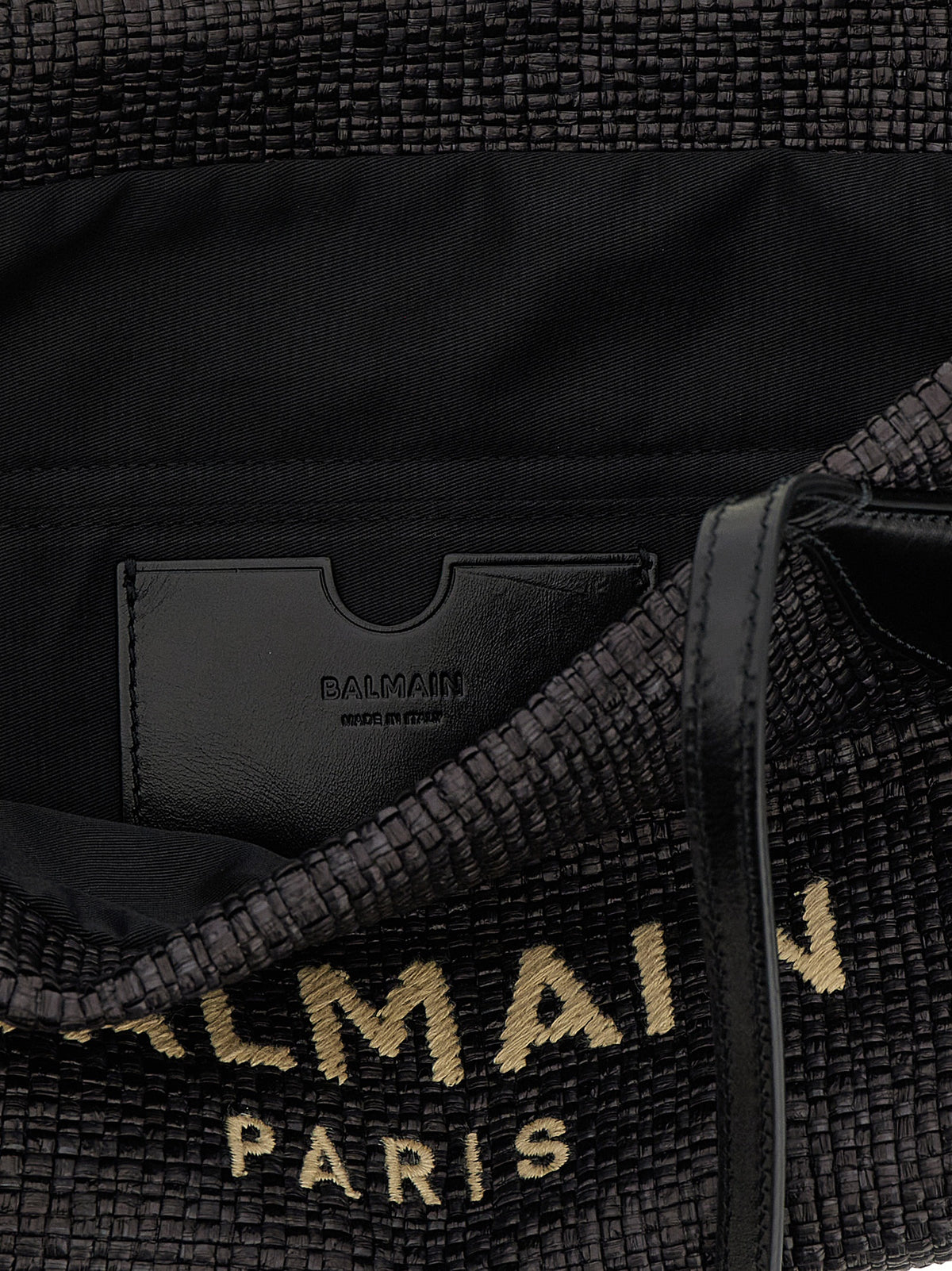 Balmain Black Polyamide Tote Bag