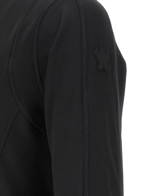Moncler Grenoble Black Polyamide Sweatshirt
