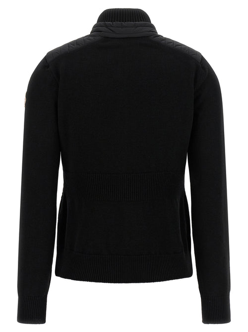 Moncler Grenoble Black Polyamide Cardigan