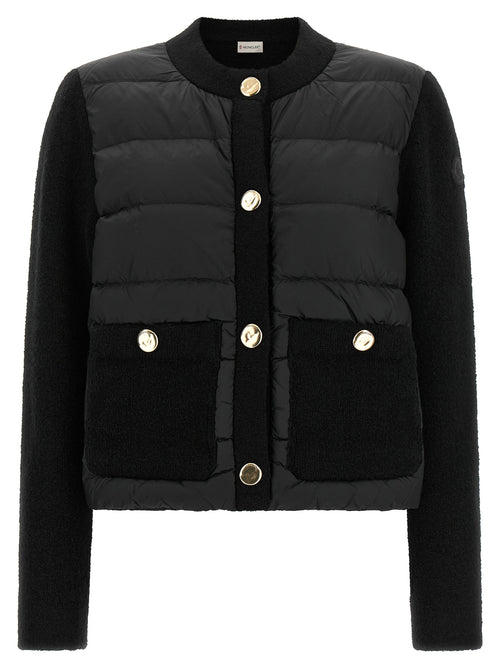 Moncler Black Polyamide Full-Length Jacket