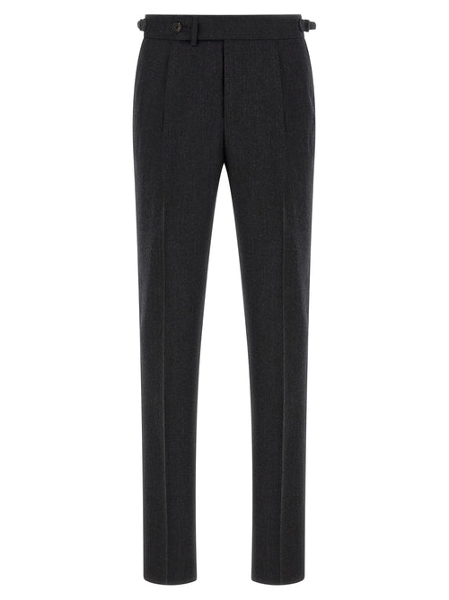Pal Zileri Gray Wool Dress Pants