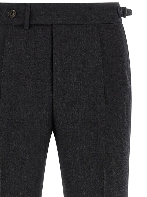 Pal Zileri Gray Wool Dress Pants