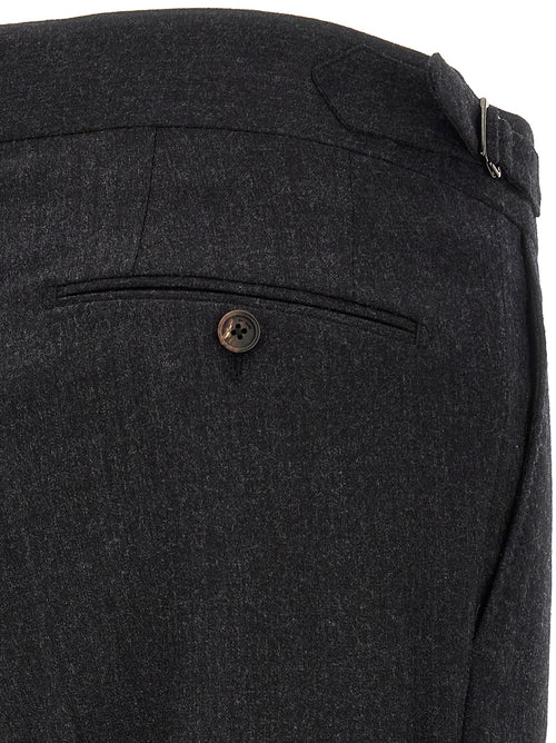Pal Zileri Gray Wool Dress Pants