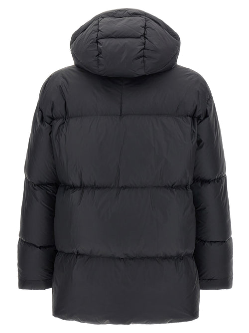 LAMINAR Black Polyamide Full-Length Jacket