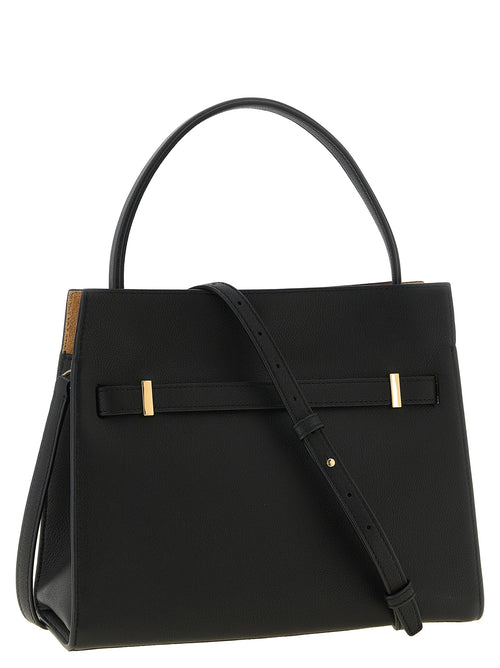 Tory Burch Black Lambskin Crossbody Bag