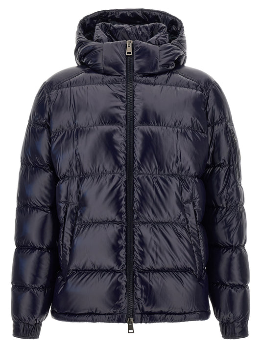 Herno Blue Polyamide Full-Length Jacket