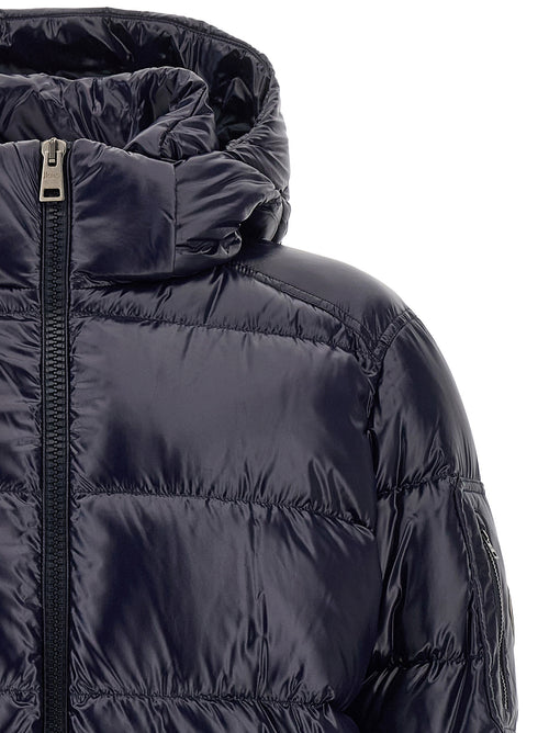 Herno Blue Polyamide Full-Length Jacket
